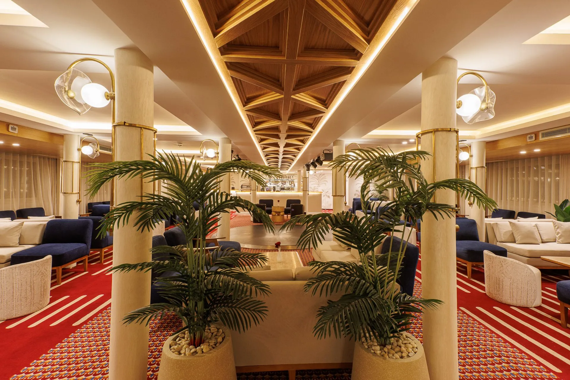 Lounge aboard the Esmeralda Nile Cruise Nile cruise